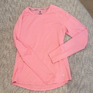 Adidas Golf Long Sleeve Performance Top | Pink | Women’s Medium
